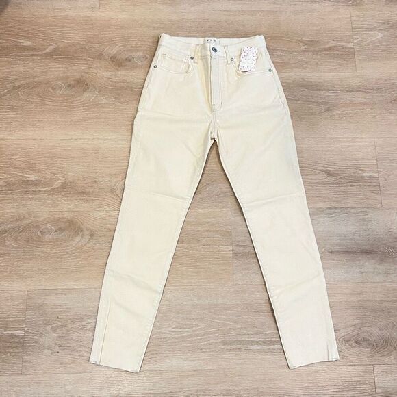 Free People x We the Free, Pearl Velvet Skinny Pants, Raw Ankle Cut, Women’s 27 - Picture 7 of 16